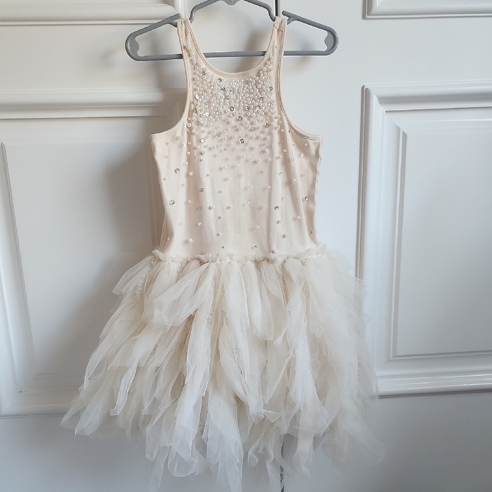 Ooh! La, La! Couture Cream Tulle Kids Dance Costume